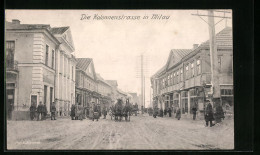 AK Mitau, Kolonnenstrasse Mit Kutsche  - Letland