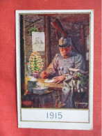 WWI German Patriotic Postcard Christmas 1915 Weihnachten Im Feld Soldier Ref 6424 - Europa