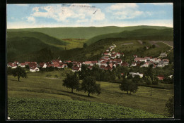 AK Jux /Schwäbischer Wald, Ortsansicht Mit Hügeln  - Andere & Zonder Classificatie