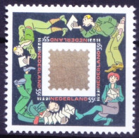 Netherlands 1991 Mint No Gum, Greetings Cards Keep People In Touch, Cartoons, Christmas - Kerstmis