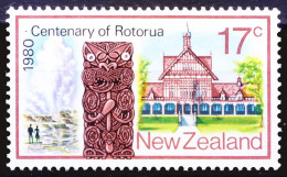 New Zealand 1980 MNH, Rotorua Geyser Water Spring, Centenary Of City - Natuur