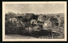 AK Reinsberg /Kr. Meissen, Ortsansicht Aus Der Vogelschau  - Reinsberg (Sachsen)