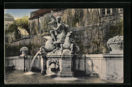 AK Bayreuth, Wittelsbacher Brunnen  - Bayreuth