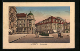 AK Bayreuth, Opernplatz Mit Passanten  - Bayreuth