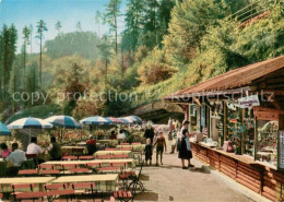 73711794 Pottenstein Oberfranken Terrassencafe Teufelshoehle Terrasse Pottenstei - Pottenstein