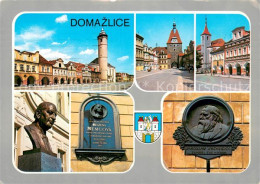 73711711 Domazlice CZ Namesti Miru Dolni Brana Na Namesti Pametni Deska B Nemcov - Czech Republic