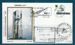 Espace 1993 11 19 - CNES - Ariane V61 - Lanceur - Europa