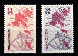 Färöer 320-321 Postfrisch #JP257 - Faroe Islands