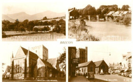 43482154 Brecon The Beacons USK Bridge Cathedral The Bulwark Brecon - Autres & Non Classés