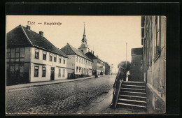 AK Elze, Hauptstrasse Mit Kirche  - Autres & Non Classés