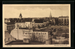 AK Velten, Panorama Mit Rathaus-Strasse  - Velten
