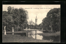 AK Schwerin, Grossherzogliches Schloss Von Den Cascaden Gesehen  - Schwerin