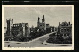 AK Landau, Südlicher Stadtteil, Blick Zur Kirche  - Landau