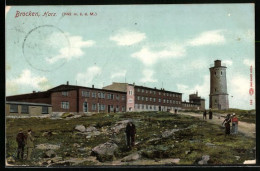 AK Brocken Im Harz, Hotel Und Aussichtsturm  - Autres & Non Classés