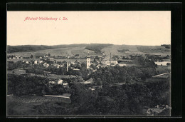 AK Waldenburg I. Sa., Gesamtansicht Aus Der Vogelschau  - Waldenburg (Sachsen)