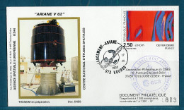 Espace 1993 12 17 - CNES - Ariane V62 - Satellite THAICOM 6 - Europa