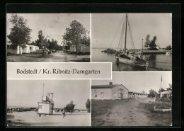 AK Bodstedt /Kr. Ribnitz-Damgarten, Kinderferienlager, Hafen, Strandpartie  - Ribnitz-Damgarten