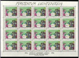 Liechtenstein 1049 Postfrisch Kleinbogen #IH999 - Autres & Non Classés