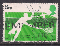 GB 1977 QE2 8 1/2p Racket Sports Used SG 1022 ( G318 ) - Usados