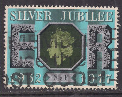 GB 1977 QE2 8 1/2p Silver Jubilee Used SG 1033 ( G1056 ) - Usados