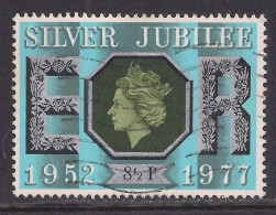 GB 1977 QE2 8 1/2p Silver Jubilee Used SG 1033 ( G1005 ) - Usados