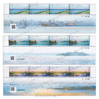 2024 CHINA 2024-9 LAKE CHAO  STRIP OF 4 - Unused Stamps