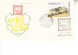 BRASILE  1970 - LUBRAPEX  70 -  - Esposizione Filatelica - Lettres & Documents