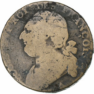 France, Louis XVI, 12 Deniers François, 1793·3, Paris, Cuivre, B+, Gadoury:15 - Other & Unclassified