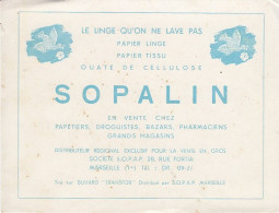 BUVARD & BLOTTER - SOPALIN - Le Linge Qu'on Ne Lave Pas - Société SOPAP - Marseille - Other & Unclassified