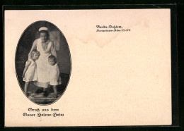 AK Berlin-Dahlem, Oscar Helene-Heim, Kronprinzen-Allee 171-173, Krankenschwester Mit Kindern  - Dahlem