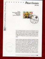 2005 " ALBERT EINSTEIN " Sur Notice Officielle 1er Jour. N° YT 3779. Parfait état. - Albert Einstein