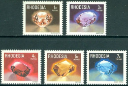 RHODESIA 1978 DEFINITIVES, THE MINERAL VALUES** - Minerals