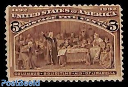 United States Of America 1893 5c, Stamp Out Of Set, Unused (hinged) - Nuovi