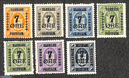 Denmark 1926 Overprints 7v, Unused (hinged) - Neufs