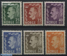 Norway 1955 Definitives 6v, Mint NH - Neufs