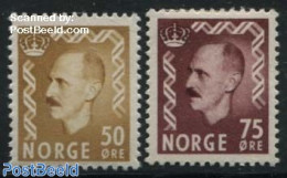 Norway 1957 Definitives 2v, Mint NH - Neufs