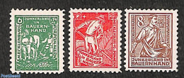 Germany, DDR 1945 Land Reforms 3v, Mint NH, Various - Agriculture - Neufs