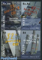 Nevis 2008 Americas Cup 4v [+], Mint NH, Sport - Transport - Sailing - Ships And Boats - Voile