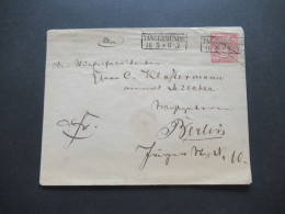 Altdeutschland NDP 1868 GA Umschlag U 1 B Mit Stempel Ra2 Tangermünde Nach Berlin Gesendet - Enteros Postales