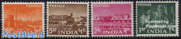 India 1959 Definitives, New WM 4v, Mint NH - Unused Stamps