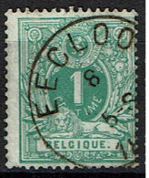 26  Obl   Eecloo  + 4 - 1869-1888 Lion Couché (Liegender Löwe)