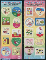 Japan 2014 Hello Kitty 20v (2 M/s), Mint NH, Nature - Cats - Art - Children's Books Illustrations - Unused Stamps