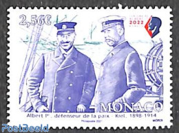Monaco 2021 Albert I 1v, Mint NH, Transport - Ships And Boats - Unused Stamps