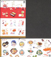 Japan 2022 Food 20v S-a (2 M/s), Mint NH, Health - Food & Drink - Unused Stamps