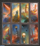 Brazil 2023 Lighthouses 8v [+++], Mint NH, Various - Lighthouses & Safety At Sea - Neufs