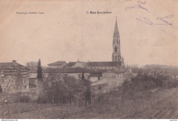 47) BON ENCONTRE (LOT ET GARONNE) - 1903 - ( 2 SCANS ) - Bon Encontre