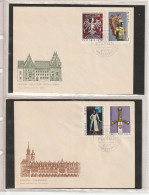 P 497) Polen 1973 Mi# 2237-44 FDC: Kunst - Schwert, Madonna, Rüstung, Wappen ... - Cartas & Documentos