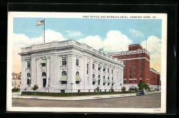 AK Newport News, VA, Post Office And Warwick Hotel  - Newport News