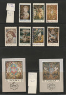 P 510) Polen 1970 Mi# 2041-49, Bl.43, 44 **, FDC: Wandteppich Aus Der Burg Wawel, Kraków - Unused Stamps