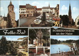 71445414 Bad Sobernheim Felkebad Turm Marktplatz Kurhaus Dhonau Schwimmbad Denkm - Bad Sobernheim